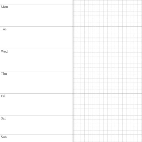 Traveler's Kraft Undated Weekly Planner Notebooks - New - Set of 3 - Picture 9 of 9